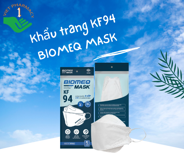 Khẩu trang KF94 BIOMEQ MASK+ TÚI 10 CÁI