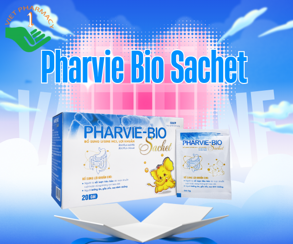 Bổ sung lợi khuẩn Pharvie Bio Sachet (Hộp 20 gói)