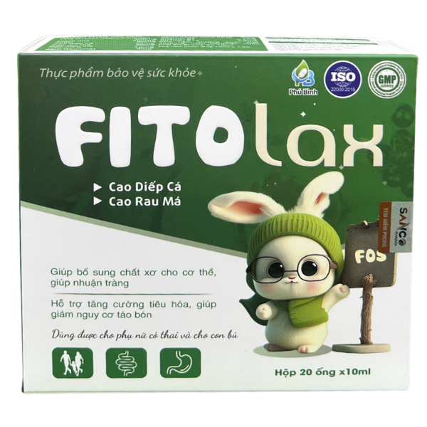 Hỗ trợ tiêu hóa, bổ sung chất xơ Dr Pharma Fitolax