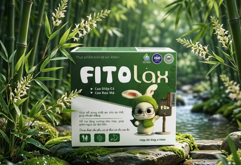Hỗ trợ tiêu hóa, bổ sung chất xơ Dr Pharma Fitolax (20 ống x 10ml)