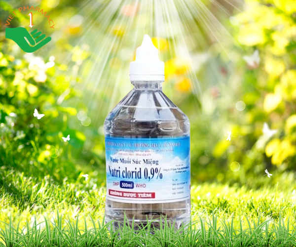 Nước muối súc miệng Natri Clorid 0,9% Nam Hà