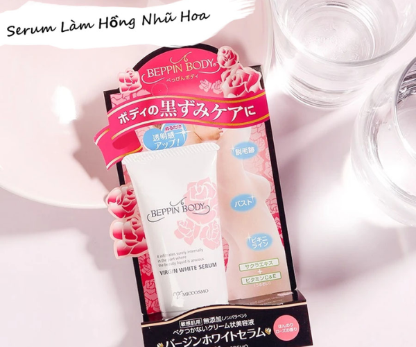 Serum Beppin Body Virgin White Serum dưỡng mờ thâm, sáng hồng vùng kín (Tuýp 30g)