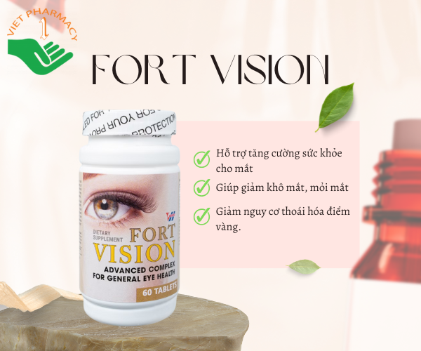 Viên uống hỗ trợ mắt Fort Vision (Hộp 60 viên)