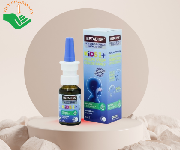 Xịt Mũi Betadine Kids 1+ Nasal Spray 20ml