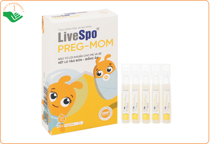 Men vi sinh dạng nước LiveSpo Preg Mom