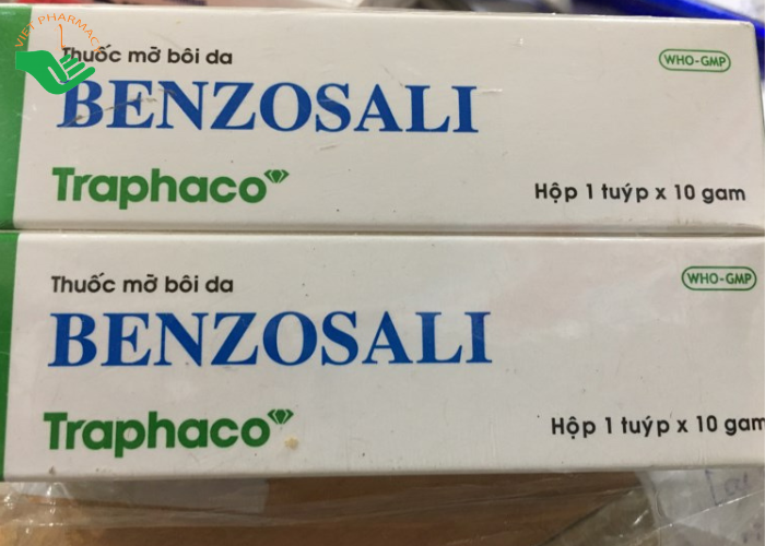 Benzosali Traphaco điều trị nấm da, viêm da tiết bã, vảy nến (10g)
