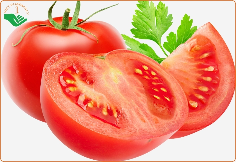Cà chua có tác dụng hỗ trợ dưỡng trắng da