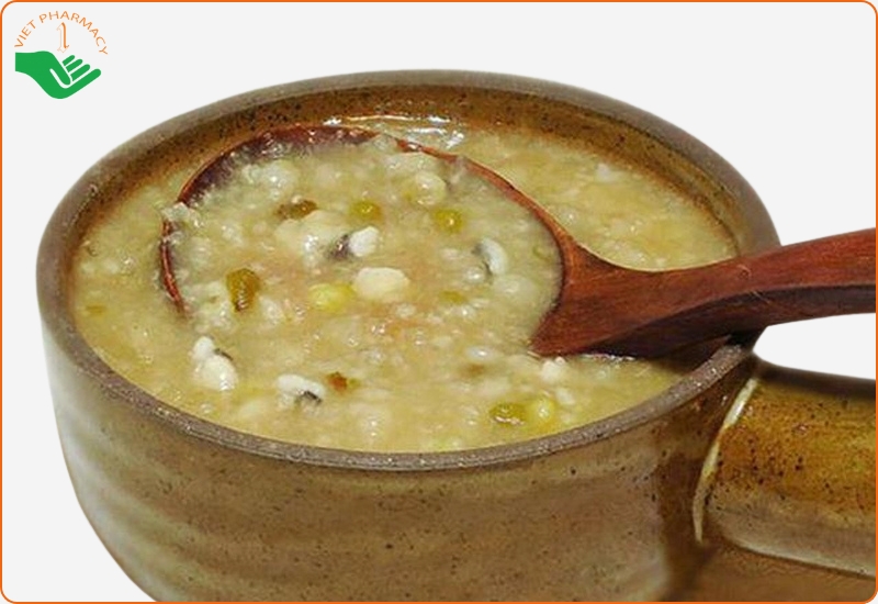Cháo đậu xanh hạt sen