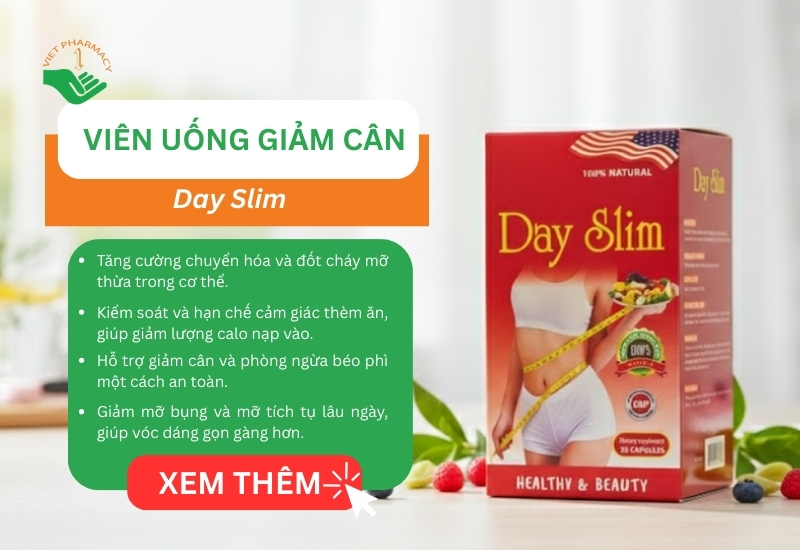 Viên uống giảm cân Day Slim (Hộp 30 viên)