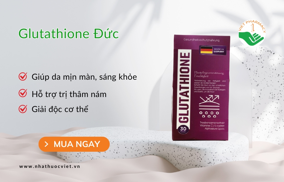 Viên uống trắng da Glutathione Đức