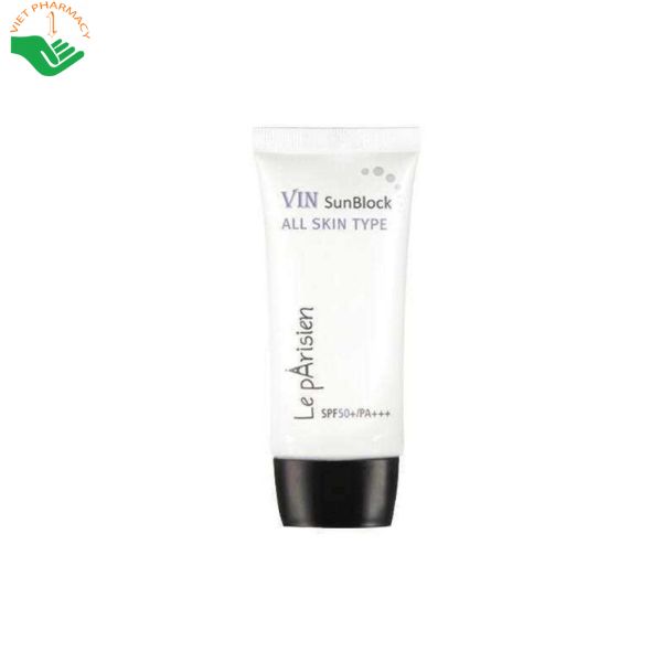 kcn-leparisien-vin-sunblock-1-1 Kem chống nắng LEPARISIEN VIN SUNBLOCK SPF 50+/PA+++