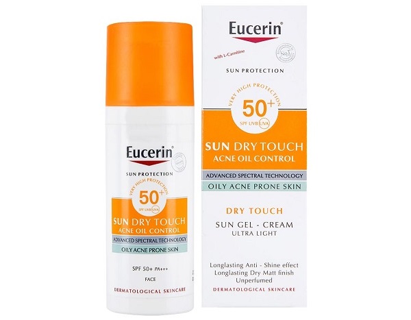 kem-chong-nang-eucerin-cho-da-nhon-eucerin Kem chống nắng giúp kiểm soát nhờn Eucerin Oil Control Dry Touch SPF50+ 50ml