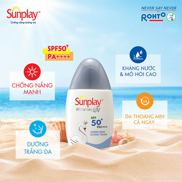 Kem chống nắng Sunplay Whitening UV Rohto SPF 50