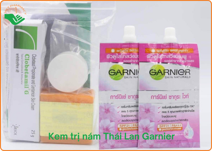 kem-tri-nam-thai-lan-garnier Bộ trị nám Thái Lan Garnier