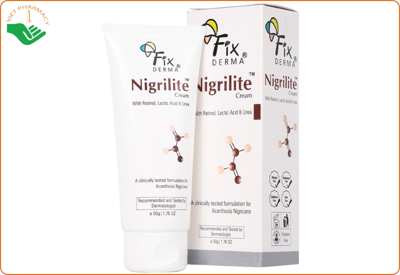 Kem trị thâm nách, mông và các vùng da nhạy cảm Fixderma Nigrilite