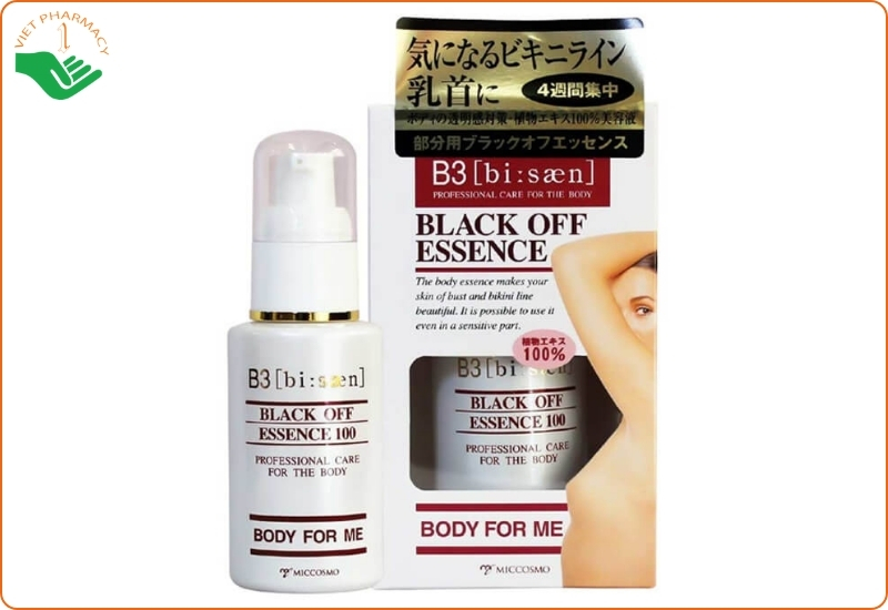 Gel White Label B3 Black Off Essence trị thâm nách