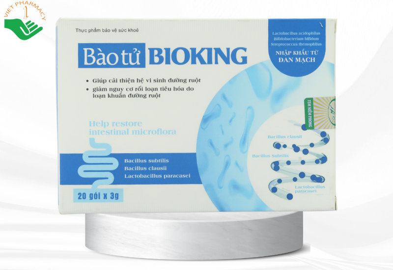 Bào tử Bioking - cải thiện hệ vi sinh đường ruột, giảm rối loạn tiêu hóa