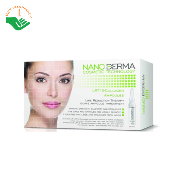 nano-derma-lrt10-collagen-ampoules Tinh chất chống nhăn da Nano-Derma Lrt10 Collagen Ampoules