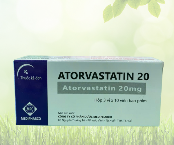 san-pham-thuoc-dieu-tri-tang-lipid-huyet-phong-20ngua-benh-tim-mach-medipharco-atorvastatin-201 Thuốc điều trị tăng lipid huyết, phòng ngừa bệnh tim mạch Medipharco Atorvastatin 20 (Hộp 3 vỉ x 10 viên)