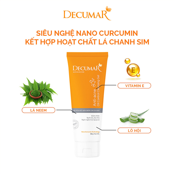 sua-rua-mat-tri-mun-decumar-anti-acne-oil-control-cleansing-gel Sữa rửa mặt Decumar Anti-Acne Oil Control Cleansing Gel