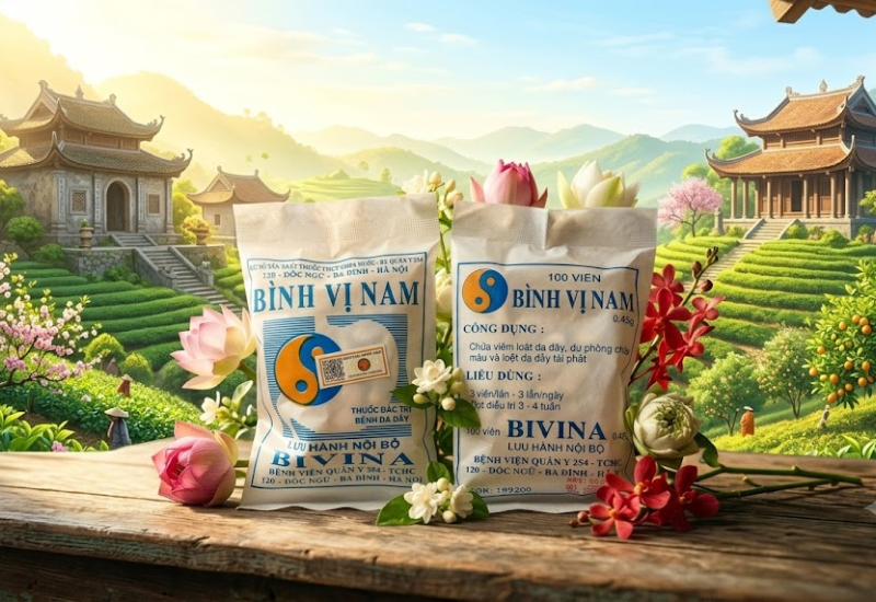 Bình Vị Nam sử dụng cho người lớn với liều 3 viên/lần x 3 lần/ngày. Tối đa 15 viên/ngày.