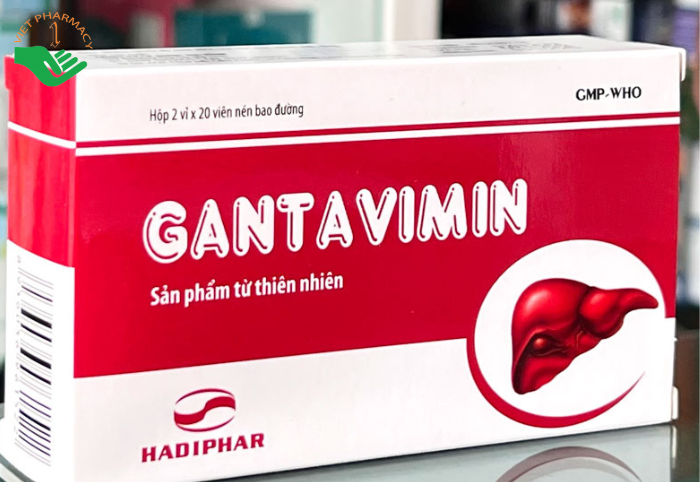 Thuốc Gantavimin Hadiphar điều trị viêm gan siêu vi B (2 vỉ x 20 viên)