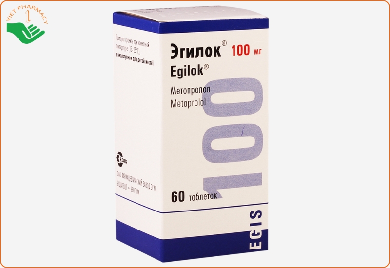 Thuốc hạ huyết áp Egilok 100mg