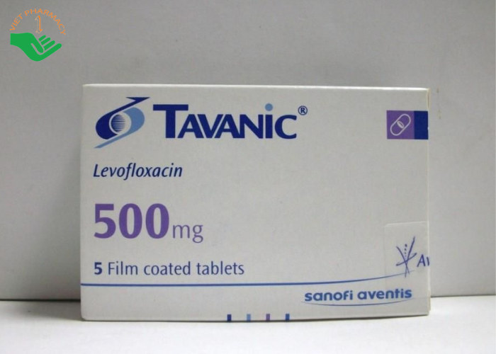 Thuốc Tavanic 500mg Sanofi điều trị nhiễm khuẩn do vi khuẩn (1 vỉ x 5 viên)