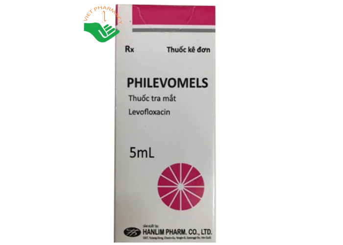 Thuốc tra mắt Philevomels điều trị viêm bờ mi, lẹo, viêm túi lệ (5ml)