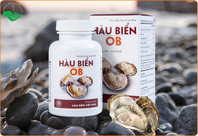 Tinh chất Hàu Biển OB USAPHA hỗ trợ tăng cường sinh lực, cải thiện sinh lý nam (30 viên)