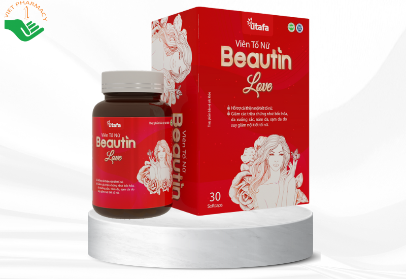 Viên tố nữ Beautin Love giúp cải thiện nội tiết tố nữ (hộp 30 viên)