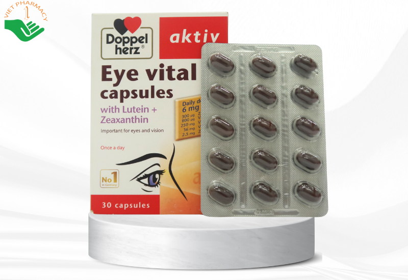 Viên uống bổ mắt Doppelherz Aktiv Eye Vital Capsules (hộp 30 viên)