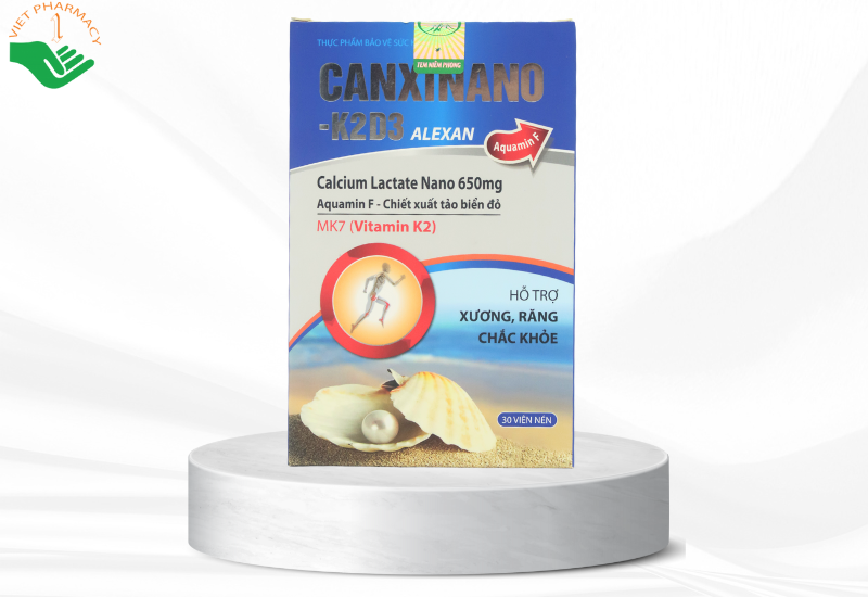 Viên uống bổ xương CANXI NANO - K2D3 ALEXAN