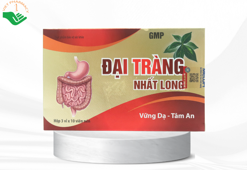 Viên uống Đại Tràng Nhất Long giảm viêm đại tràng, tăng cường hệ tiêu hóa (3 vỉ x 10 viên nén)