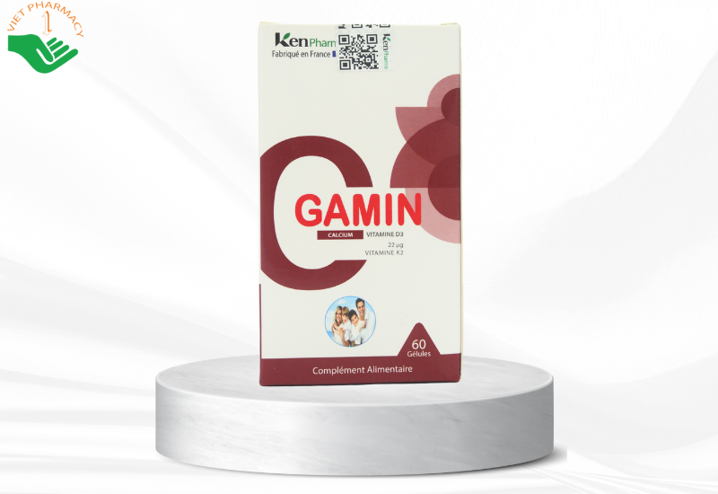 Viên uống bổ sung Canxi Gamin Calcium Kenpharma 60 Viên