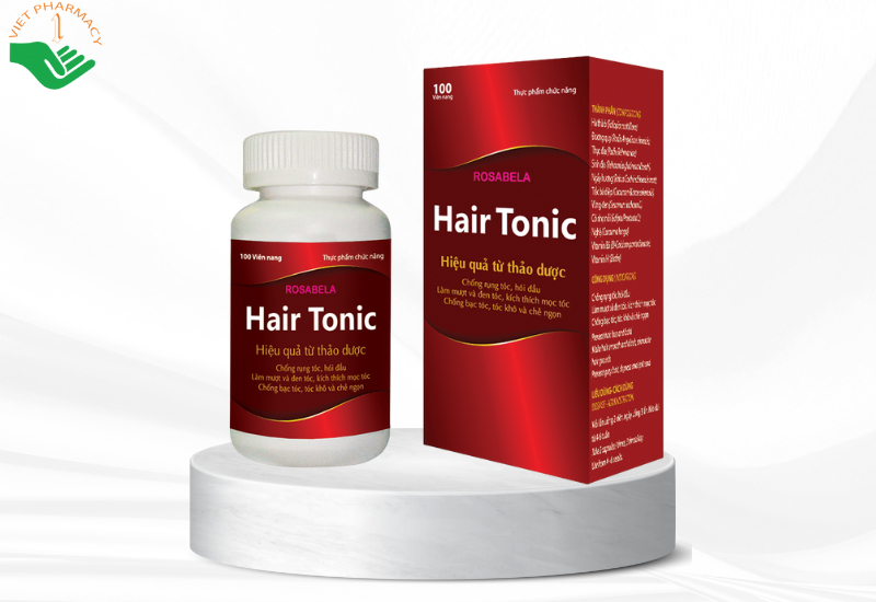 Viên uống Hair Tonic Rosabela chống rụng tóc, hói đầu (100 viên)