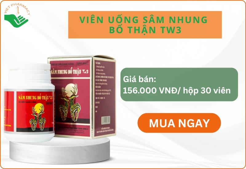 Viên uống sâm nhung bổ thận TW3