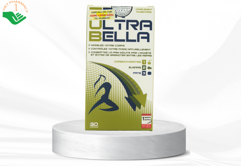 Viên uống hỗ trợ cải thiện vóc dáng Tek Ultra Bella kiểm soát cân nặng và giảm cân (hộp 30 viên)