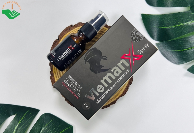 Xịt kéo dài thời gian cho nam giới Vieman X Spray (15ml)