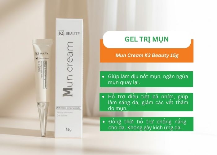 Mun Cream K3 Beauty 15g