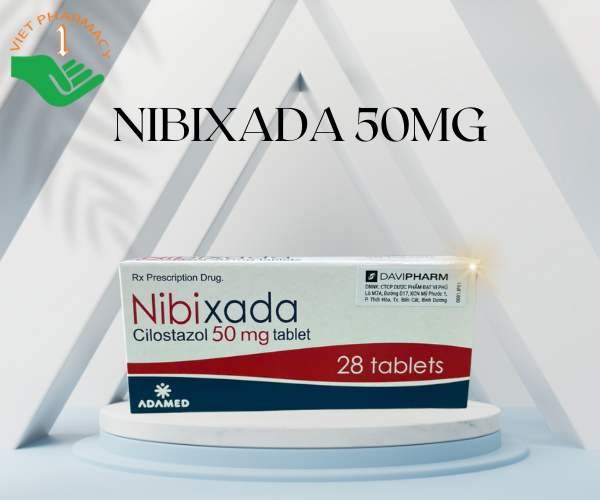 Thuốc điều trị đau cách hồi ở chân Nibixada 50mg