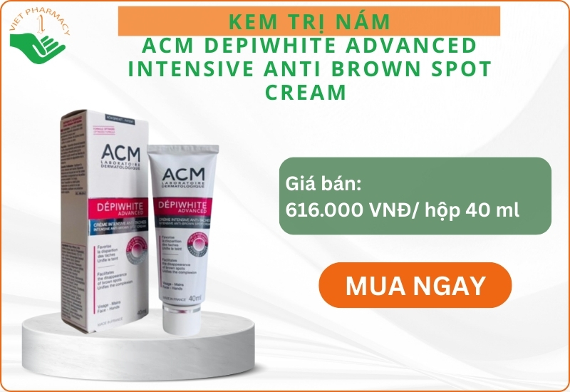 Kem trị nám ACM Depiwhite Advanced Intensive Anti Brown Spot Cream
