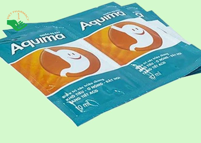 Thuốc Aquima Merap hỗ trợ điều trị các triệu chứng khó tiêu, ợ nóng, đầy hơi (20 gói x 10ml)