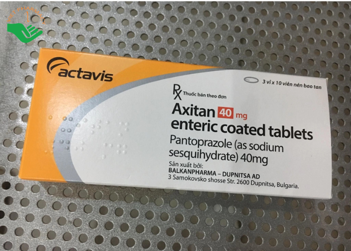 Thuốc Axitan 40mg Actavis điều trị trào ngược dạ dày - thực quản (3 vỉ x 10 viên)