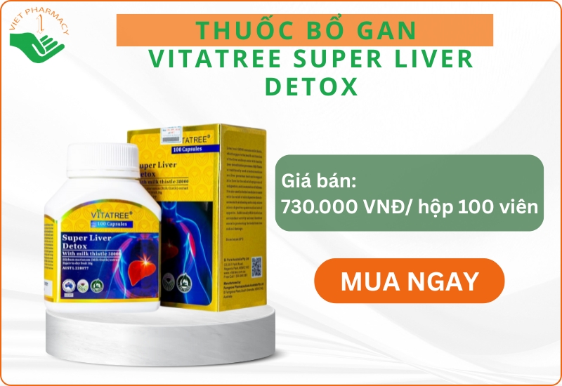 Thuốc bổ gan Vitatree Super Liver Detox