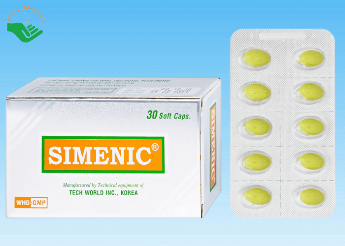 Thuốc Simenic điều trị đau do co thắt cơ trơn (3 vỉ x 10 viên)