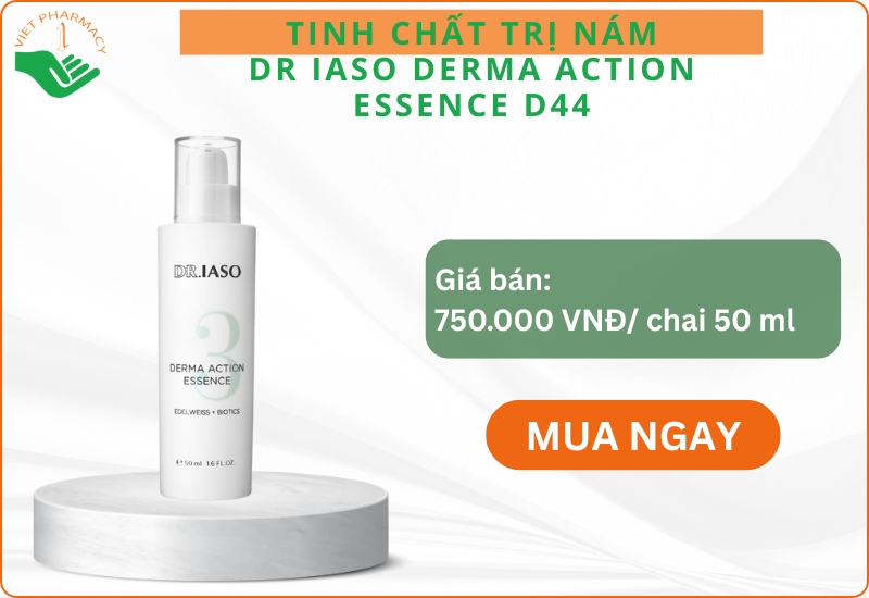 Tinh chất giúp làm trắng da, giảm nám Dr IASO Derma Action Essence D44