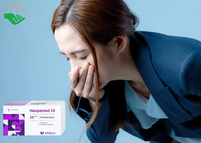 Viên nén Naupastad 10 Stella điều trị triệu chứng nôn và buồn nôn (10 vỉ x 10 viên)