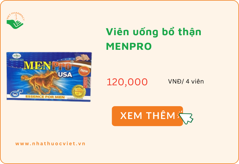 Viên uống bổ thận MENPRO