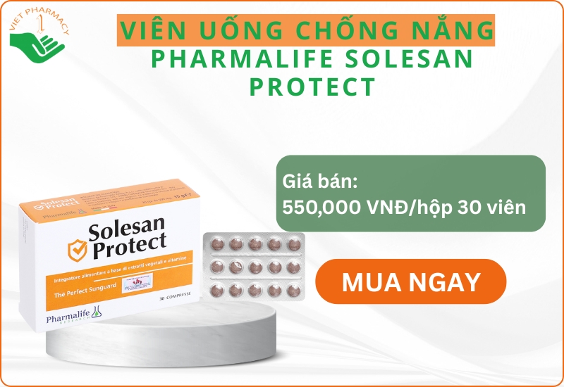 Viên uống chống nắng Pharmalife Solesan Protect